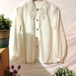 Glass Bead Button Up